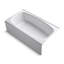 Dynametric Alcove 60" x 32" Soaking Bathtub-990578548-1020791498