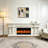 Solid Wood Carved Electric Heater