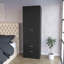 Armoire Alabama, une grande armoire, deux tiroirs-1482415951