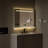 Led Lighted Fog-Free Mirror With Storage Shelf Wall-Mounted Waterproof