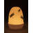 Dome 5.91" White Table Lamp