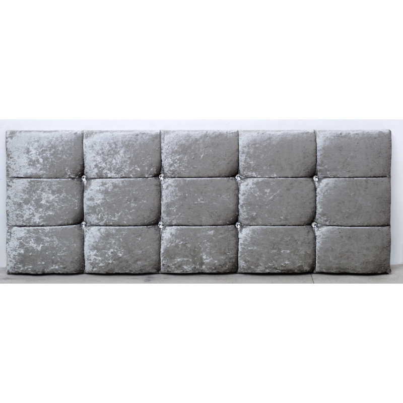 Dye Upholstered Headboard, Kingsize (5'), Silver