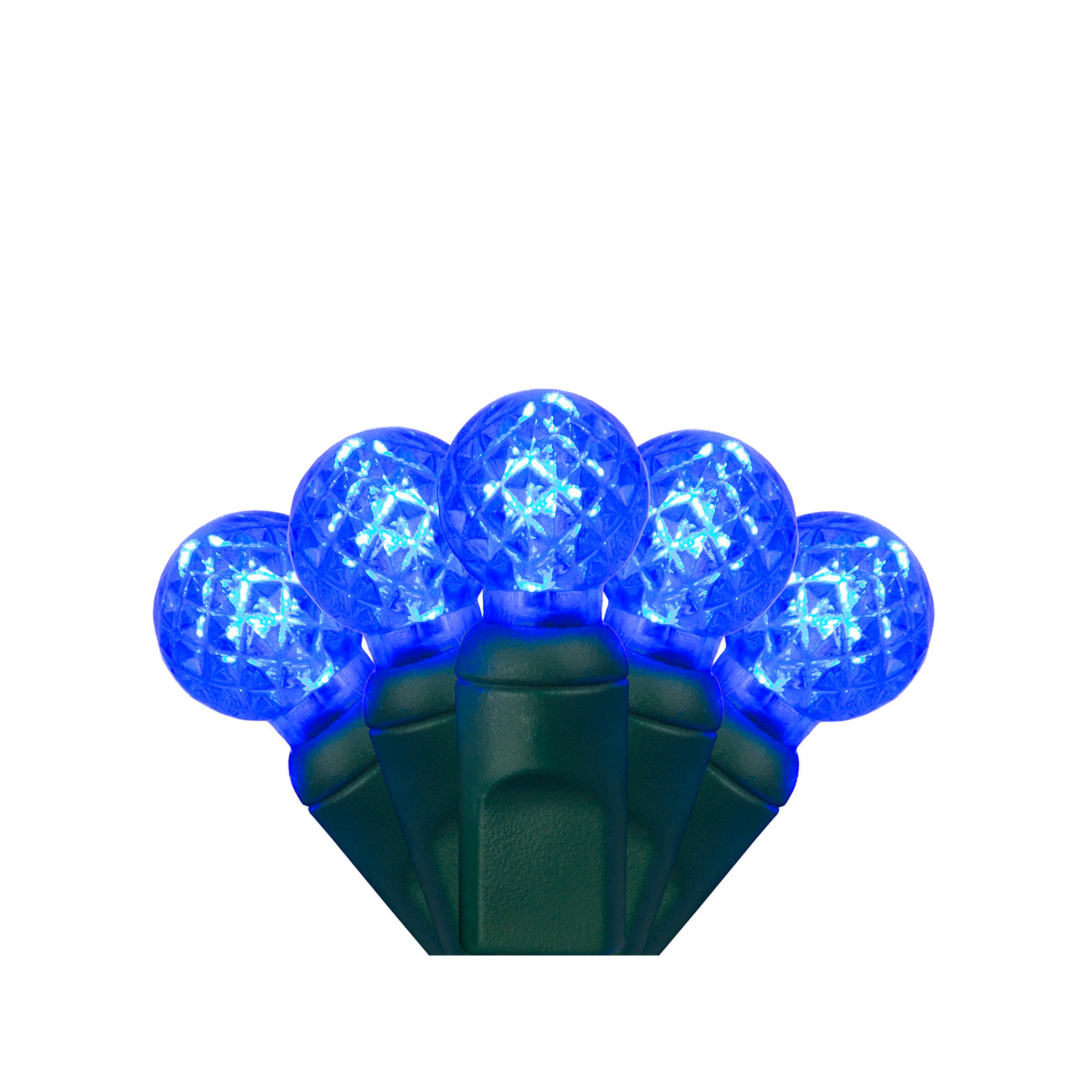 70 Light LED Mini Globe String Lights, Blue