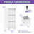 3 Drawer Metal Vertical File Cabinet With Lock Office Home Steel Vertical File Cabinet For A4 Legal/Letter Size3
