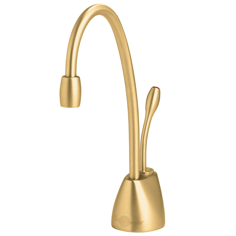 Contemporary Touch Instant Touch Hot Water Dispenser, Brushed Bronze