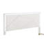 Grand lit avec tête de lit géométrique et éclairage à DEL intégré. Finition laquée ultrabrillante sur bois stable pour chambre à coucher de style contemporain