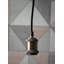 Amina 1 - Light Copper Effect Bulb Pendant