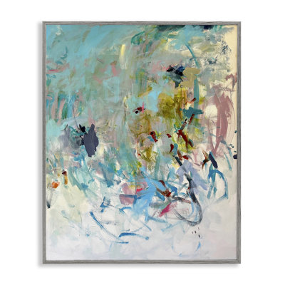 «Chaotic Ombre Scribble», art de la giclée encadrée par Mila Apperlo