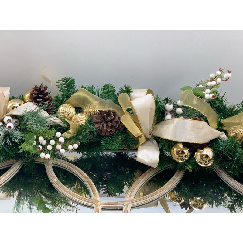 Cream And Gold Garland