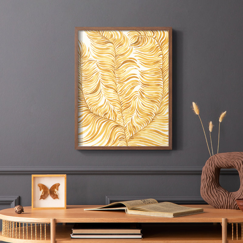 «Quiet Harmony IV», reproduction encadrée - bois massif, H 14 po x l 11 po, Brun