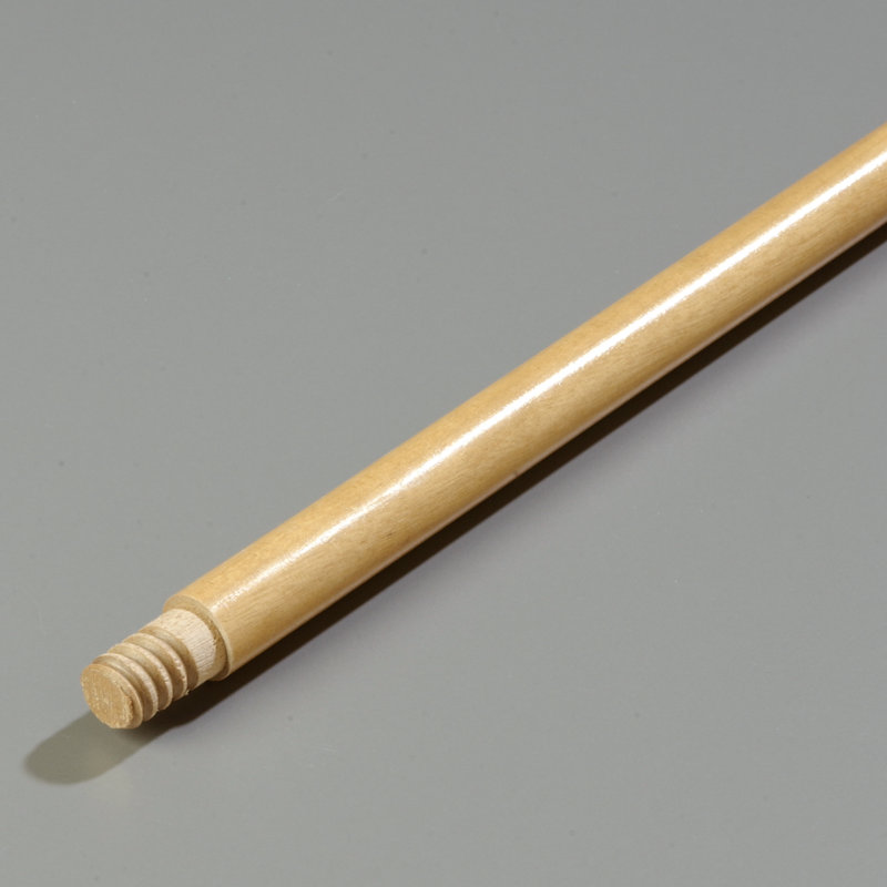 Poignée de balai en bois bois fileté