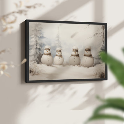 «Chirstmas Art» - DCCDXLV - Reproduction encadrée - Restickable