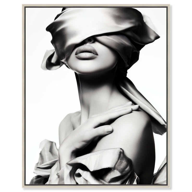 Blinded Grace I Print by Oliver Gal, 25"H x 31"W, Silver Floater Frame