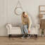 Velvet Upholstered Storage Bench-608323966