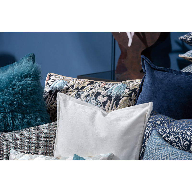Mosaico Square Cushion, Blue