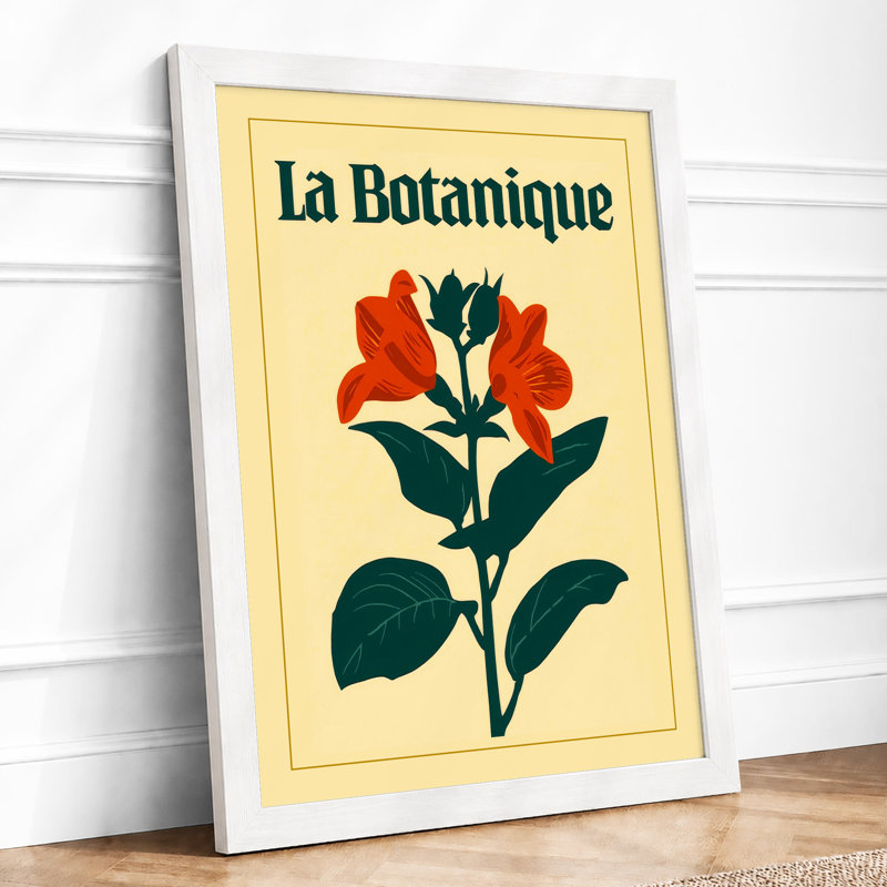La Botanique Botanical - Print, A1 - 84.1 x 59.4 cm, White