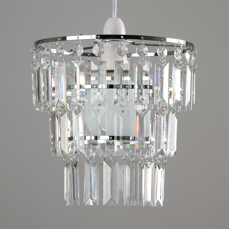 Pautah 1-Light Unique Tiered Lamp Shade