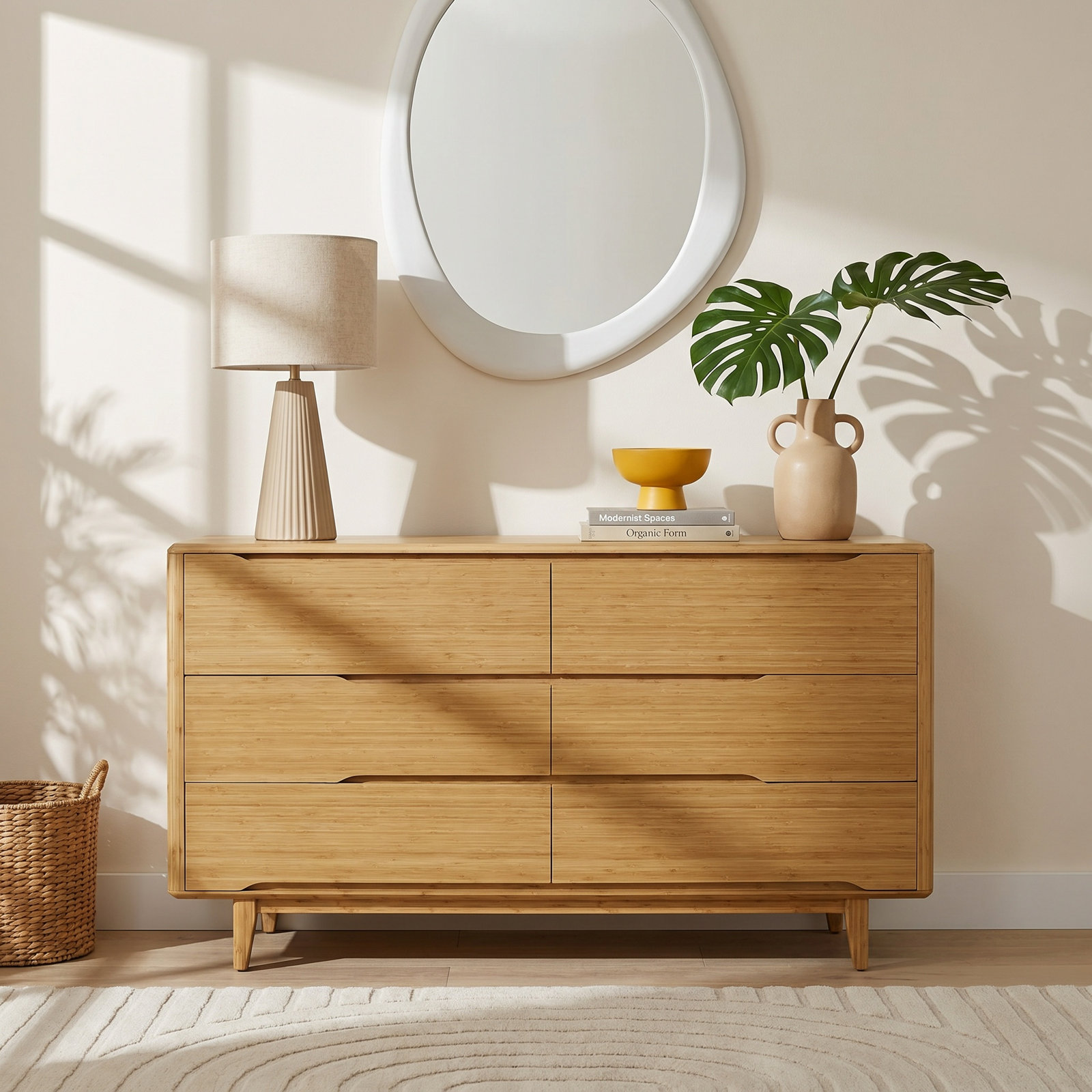 Lacey 6 - Drawer Double Dresser, Caramelized