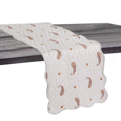 Chemin de table en coton lin Hinsdale