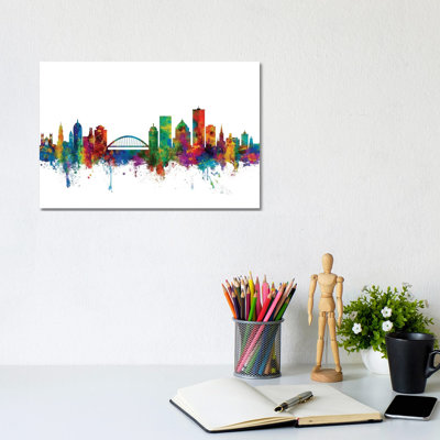 Rochester, New York Skyline by Michael Tompsett - Wrapped Canvas Gallery-Wrapped Canvas Giclée