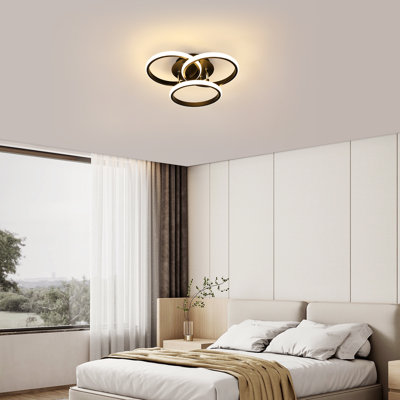 Aimes Acrylic LED Semi Flush Mount