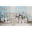 Structure de lit plateforme en bois avec barrière de sécurité, tablettes de rangement latérales et étagère à livres, lit de plancher peu encombrant-2006896266-2006896264