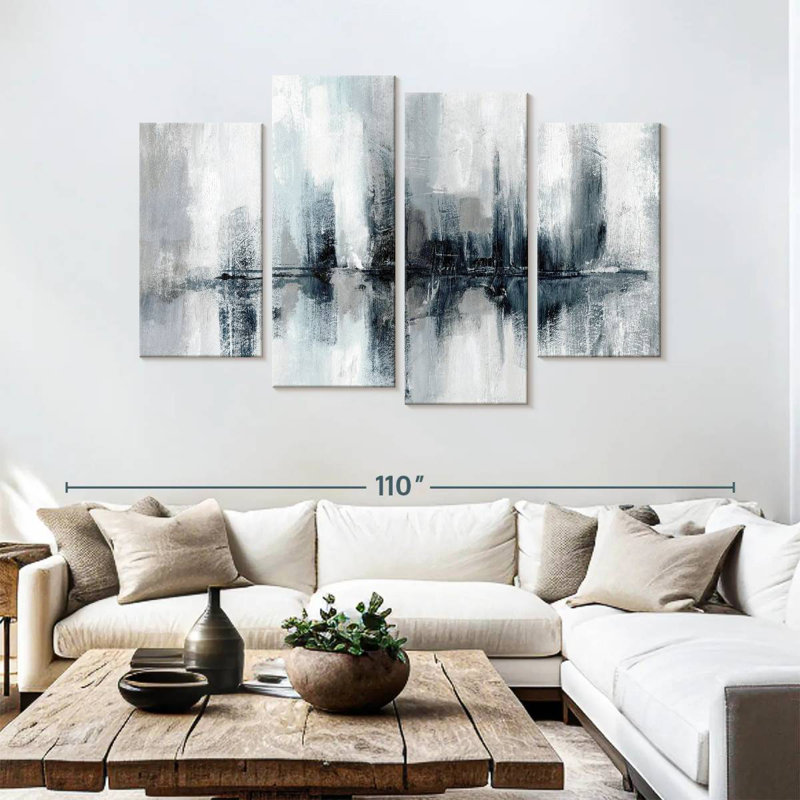 Avery Indigo Harbor Lights, 54" H x 84" W