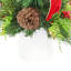 Holiday Tree with Artichokes, Berries and Bows in Pot