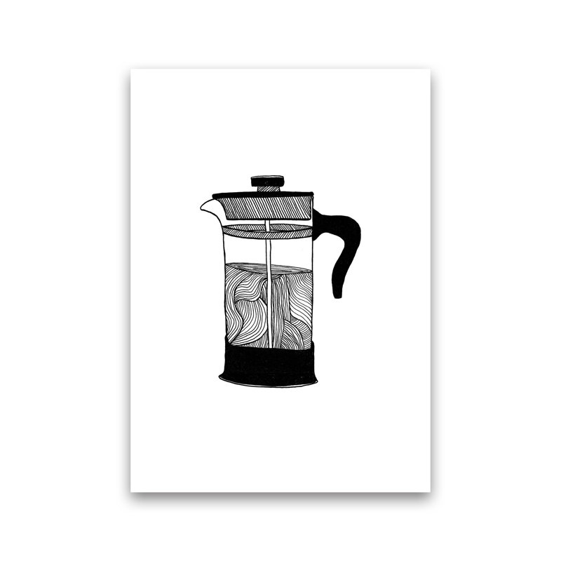 Cafetiere by Carissa Tanton - Print, Unframed, 84cm H x 60cm W x 1cm D