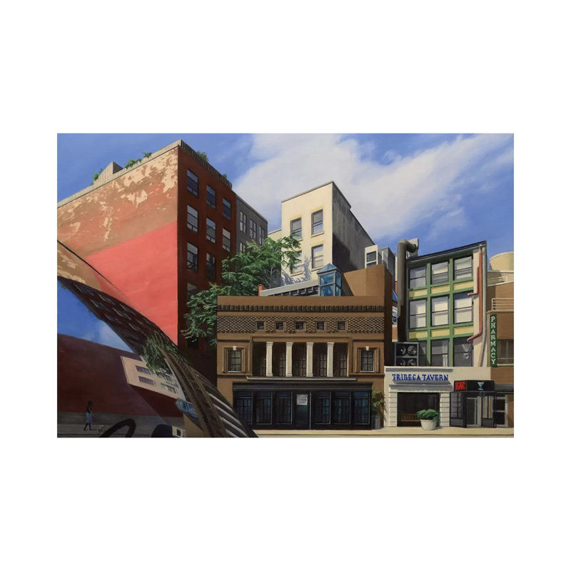 Tribeca Tavern by Nick Savides - Wrapped Canvas Print, 20.32 cm H x 30.48 cm W