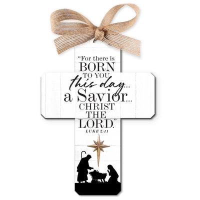 5'' Wood Holiday Shaped Ornament