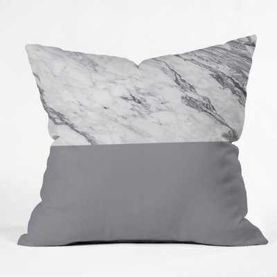 Coussin en marbre gris kelly haines