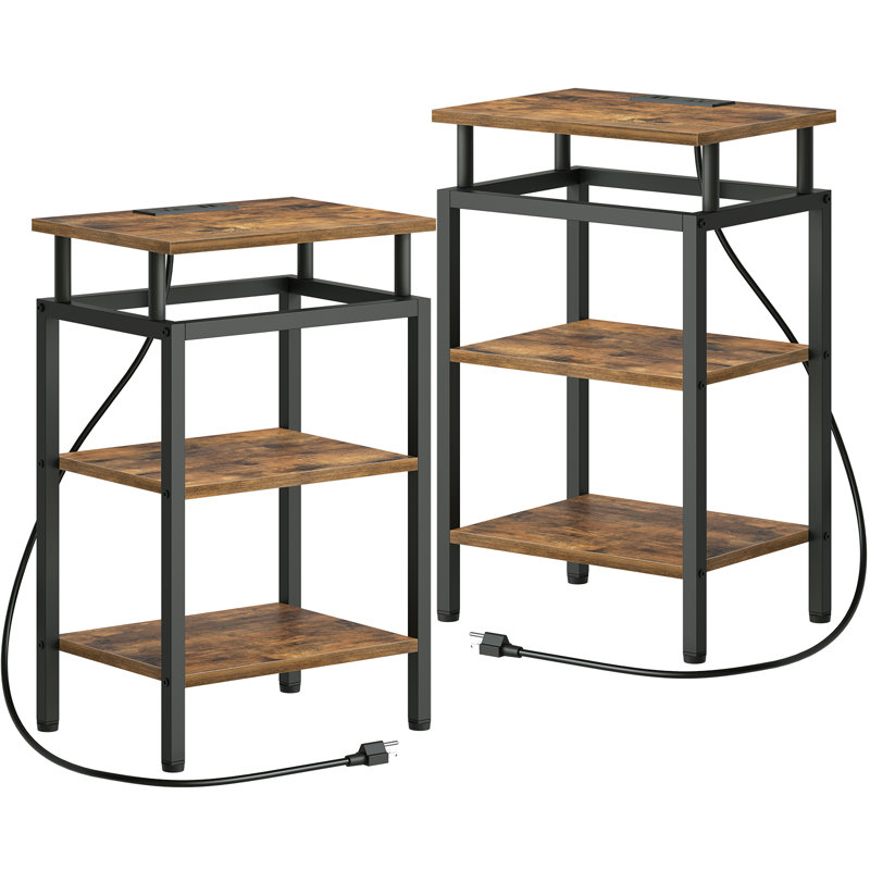 End Table With Charging Station
