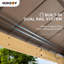 Pavillon de jardin en bois de cèdre 11 pi 11 po Sunjoy