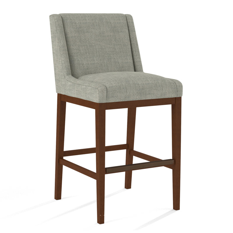 Upholstered Stool, 61558-61, English Saddle