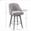Tabouret de comptoir avec siège pivotant-1522247998