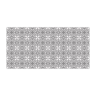 Carnlea 120 x 60cm pvc gemusterte fliese in grau