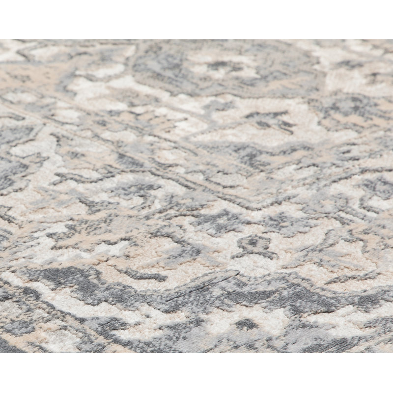 Tapis taupe gris Elliana, Rectangle 8 pi x 10 pi