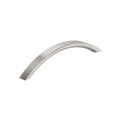 Parabolic 6-5/16 inch (160mm) Center-to-Center Satin Nickel Cabinet Pull - 25 Pack
