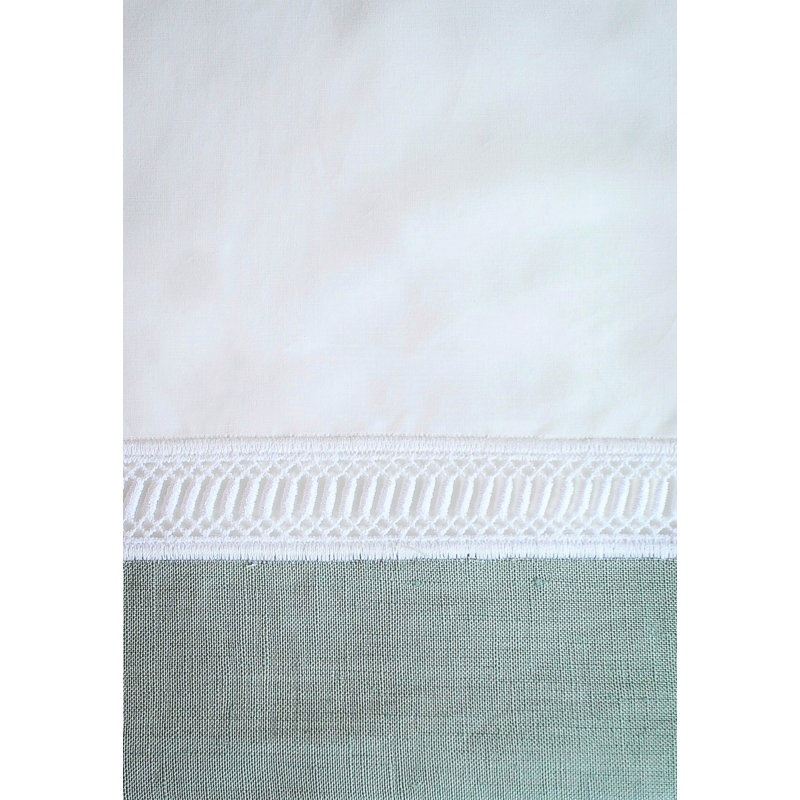 Linea Linen Napkin, 22" x 22", White/Light Natural