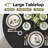 47.24" Round Pedestal Dining Table-560120299