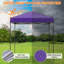 Tente d'auvent 6 x 4, auvent escamotable robuste avec sac de transport-123243879