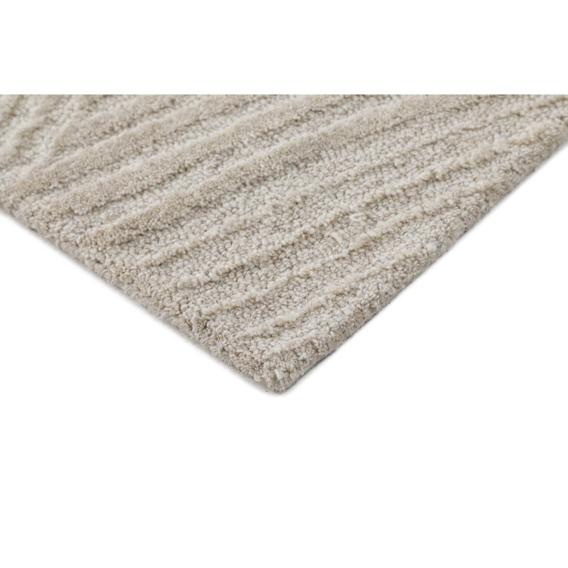 Tapis dune en laine touffeté à la main Ebern Designs, Rectangle 6 pi x 9 pi
