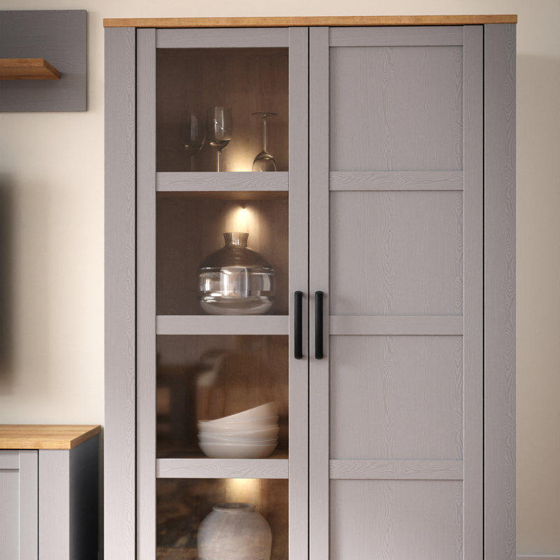 Ellefsen Display Cabinet, Grey