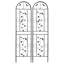Talence 210.05cm H x 50.05cm W Iron Lattice Panel Trellis Side Panel