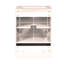 Ensemble de meuble-lavabo 24 po avec lavabo en céramique, armoire de rangement autoportante moderne, portes à fermeture douce, poignées argentées-111123852