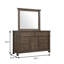 Commode transitionnelle l 62,6 po, noyer foncé