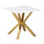 Table de bout en acier inoxydable Kensington