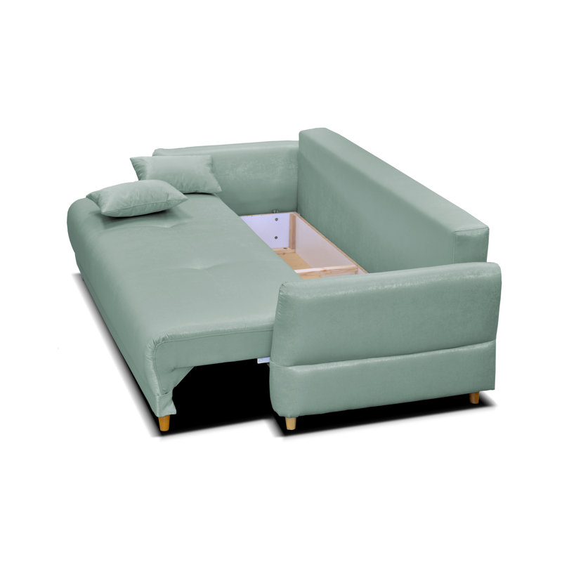 Mowbray 3-Seater Sofa Bed, Light Mint