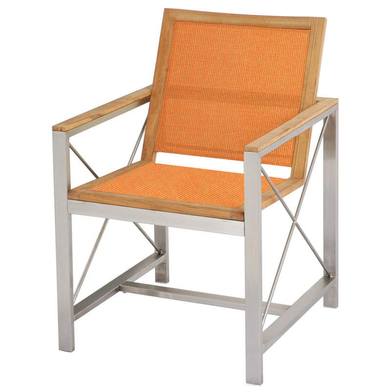 Ibiza Outdoor Dining Armchair, Black, No